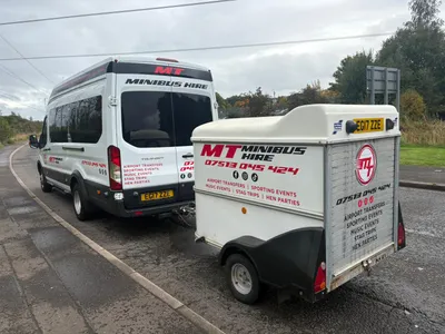 Minibus with Trainer to carry luggage